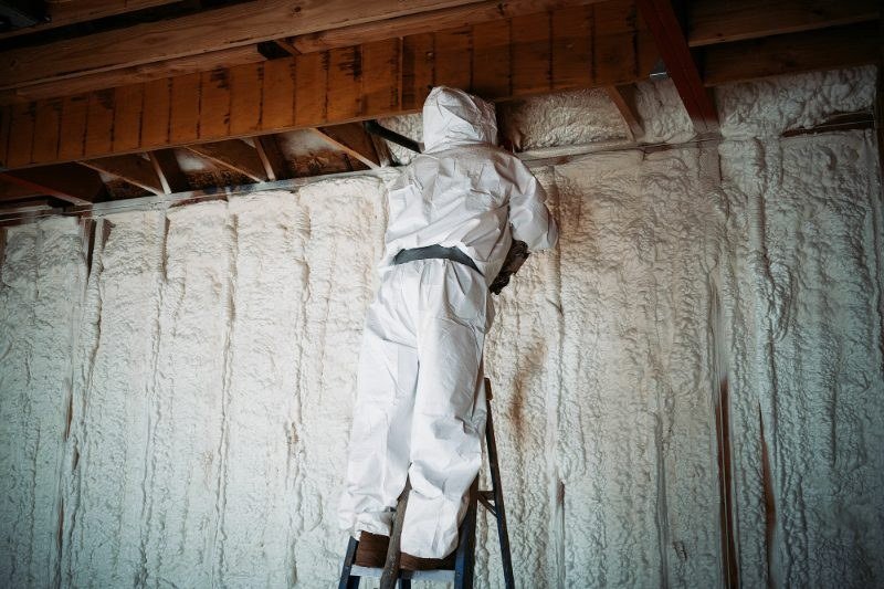 Spray foam insulation project in Missouri City