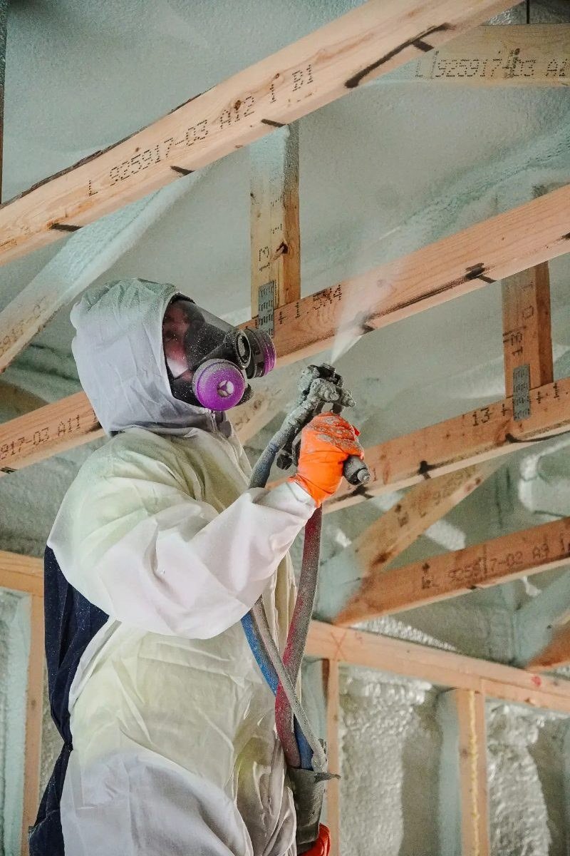 Spray foam insulation project in Missouri City