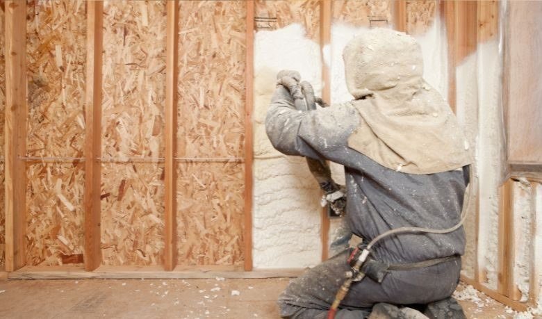 Spray foam insulation project in Missouri City
