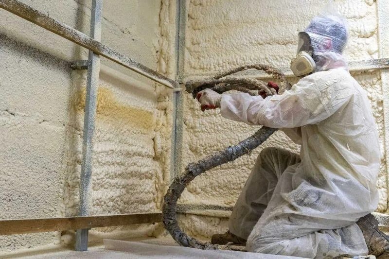 Spray foam insulation project in Missouri City