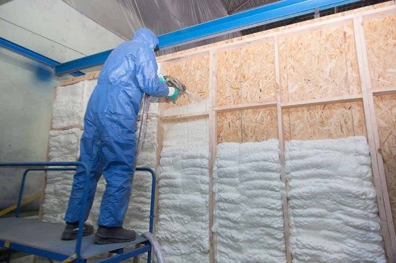 Spray foam insulation project in Missouri City
